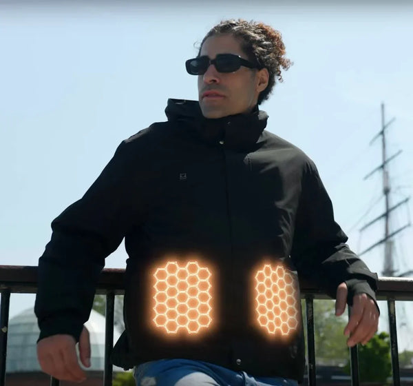 Elektrisch beheizte Allwetter Thermojacke Jacke | UZE Tech Jacke